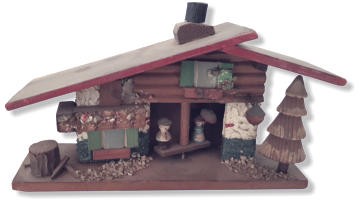 Casetta segnatempo con crine di cavallo (1955)